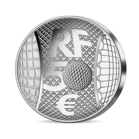 Monnaie de 50€ Argent - Excellence à la française - 90 ans Lacoste - Qualité BE millésime 2023
