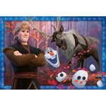 La reine des neiges 2 puzzles 2x24 pieces - vers des contrées glacées - ravensburger - lot de puzzles enfant - des 4 ans
