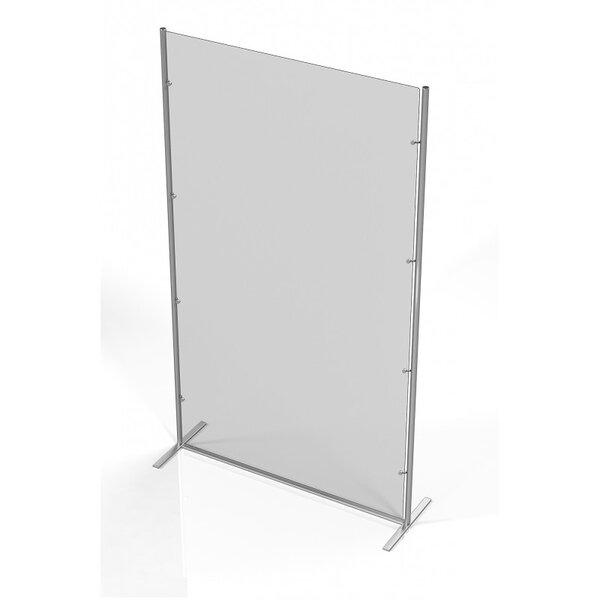 Écran de protection autoportant en plexiglass - combisteel -  - plexiglass 1200x400x2000mm