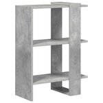 vidaXL Étagère Gris béton 52 x 25 x 71 5 cm Bois d'ingénierie