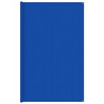 vidaXL Tapis de tente 300x600 cm Bleu PEHD