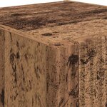 vidaXL Meuble TV mural Bois Ancien 30 x 31 x 80 cm Bois d'ingénierie