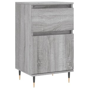 vidaXL Buffet sonoma gris 40x35x70 cm bois d'ingénierie