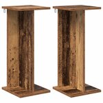 vidaXL Support de Plante 2 pièces Bois ancien 25 x 25 5 x 60 5 cm