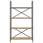 vidaXL Étagère chêne artisanal 80 x 30 x 146 cm Bois d'ingénierie