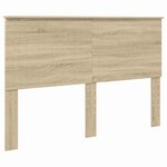 vidaXL Tête de lit Chêne Sonoma 150 cm Bois d'ingénierie