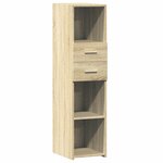vidaXL Buffet haut chêne sonoma 30x42 5x124 cm bois d'ingénierie