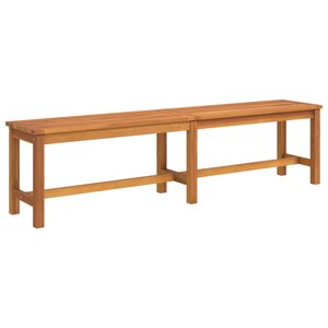 vidaXL Banc de jardin 180x35x45 cm bois massif d'acacia