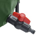 vidaXL Réservoir d'eau avec robinet pliable 380 L PVC