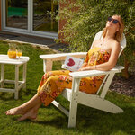 Tectake chaise de jardin - noir/noir