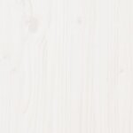 vidaXL Table de pique-nique pour enfants blanc bois massif de pin