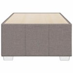 vidaXL Cadre de lit sans matelas taupe 100x200 cm tissu