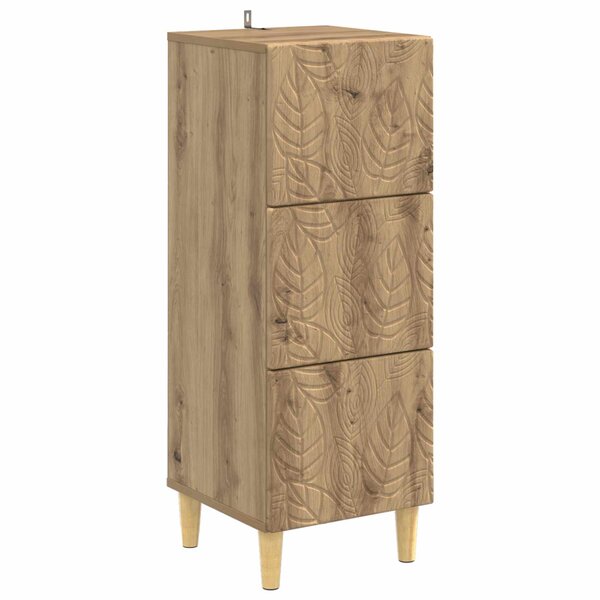 vidaXL Armoire à tiroirs 33 x 34 5 x 90 cm Bois d'ingénierie
