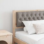 vidaXL Tête de lit Autre Marron et taupe 200 cm Bois massif en pin