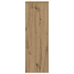 vidaXL Support pour plantes 33x33x100 cm bois d'ingénierie