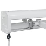 Auvent Blanc 3 5 x 2 5 m Métal