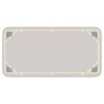 vidaXL Ensemble de meubles de jardin 4 Pièces Marron Noir Crème