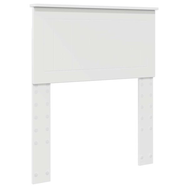 vidaXL Tête de lit Blanc 75 cm Bois d'ingénierie