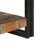 vidaXL Table basse Multicolore 120 x 50 x 38 cm Bois Recyclé Solide