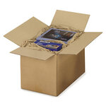 Caisse carton brune simple cannelure rajabox 30x30x50 cm (lot de 20)