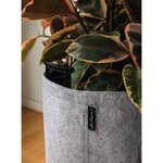 LECHUZA Jardinière TRENDCOVER 32 Felt ALL-IN-ONE Gris clair