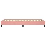 vidaXL Cadre de lit sans matelas rose 90x200 cm velours
