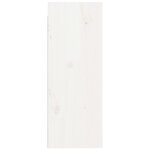 vidaXL Armoire murale Blanc 30x30x80 cm Bois de pin massif