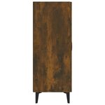vidaXL Buffet Chêne fumé 70x34x90 cm Bois d'ingénierie