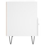 vidaXL Table de chevet blanc 40x35x47 5 cm bois d’ingénierie