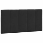 vidaXL Cadre de lit sans matelas Hanko noir 100x200 cm velours