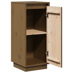 vidaXL Buffets 2 Pièces Marron miel 31 5x34x75 cm Bois massif de pin