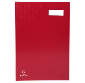 Parapheur 20 Compartiments rouge EXACOMPTA