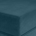 vidaXL Canapé-lit pliable 140 x 67 x 45 cm Bleu