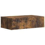 vidaXL Table d'appoint murale 59 x 34 5 x 17 cm Bois d'ingénierie