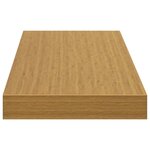 vidaXL Étagère Murale 2 Pièces Beige 80 x 23 5 x 4 cm Bois d'ingénierie