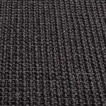 vidaXL Tapis Sisal naturel 80x350 cm Noir