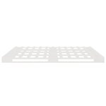 vidaXL Lit de palette blanc 120x200 cm bois de pin massif