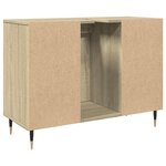 vidaXL Armoire salle de bain chêne sonoma 80x33x60cm bois d'ingénierie