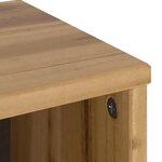 vidaXL Armoires latérales 5 Pièces ODDA 40x24x79 cm bois massif pin