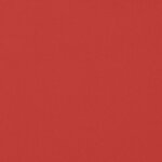 vidaXL Coussins de chaise de jardin dossier haut lot de 6 rouge tissu