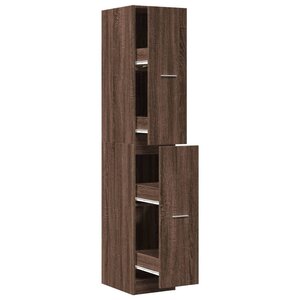 vidaXL Armoire apothicaire chêne marron 30x41x174 5 cm bois ingénierie