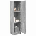 vidaXL Haut Armoire Gris Sonoma 31.5 x 32 x 122.5 cm