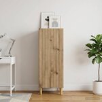 vidaXL Buffet Chêne artisanal 33 x 34 5 x 90 cm Bois d'ingénierie