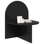 vidaXL Table de chevet 2 Pièces Chêne noir 48 x 49 x 65 cm