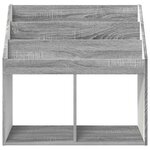 vidaXL Bibliothèque pour enfants Gris Sonoma 72 5 x 29 5 x 69 cm