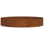 vidaXL Jardinières en acier corten Acier corten Grand Durable