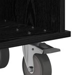 vidaXL Meuble TV Chêne noir 37 x 35 x 35 cm Bois d'ingénierie