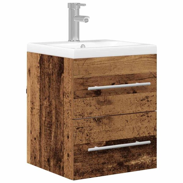 vidaXL Meuble de Lavabo de Salle de Bain Bois Ancien 41 x 38 5 x 48 cm