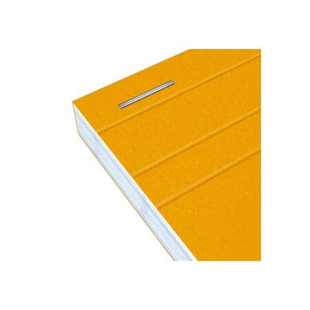 OXFORD Bloc-Notes Perforé Orange A4+ Grands carreaux Seyès 80