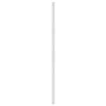vidaXL Tête de lit métal blanc 90 cm